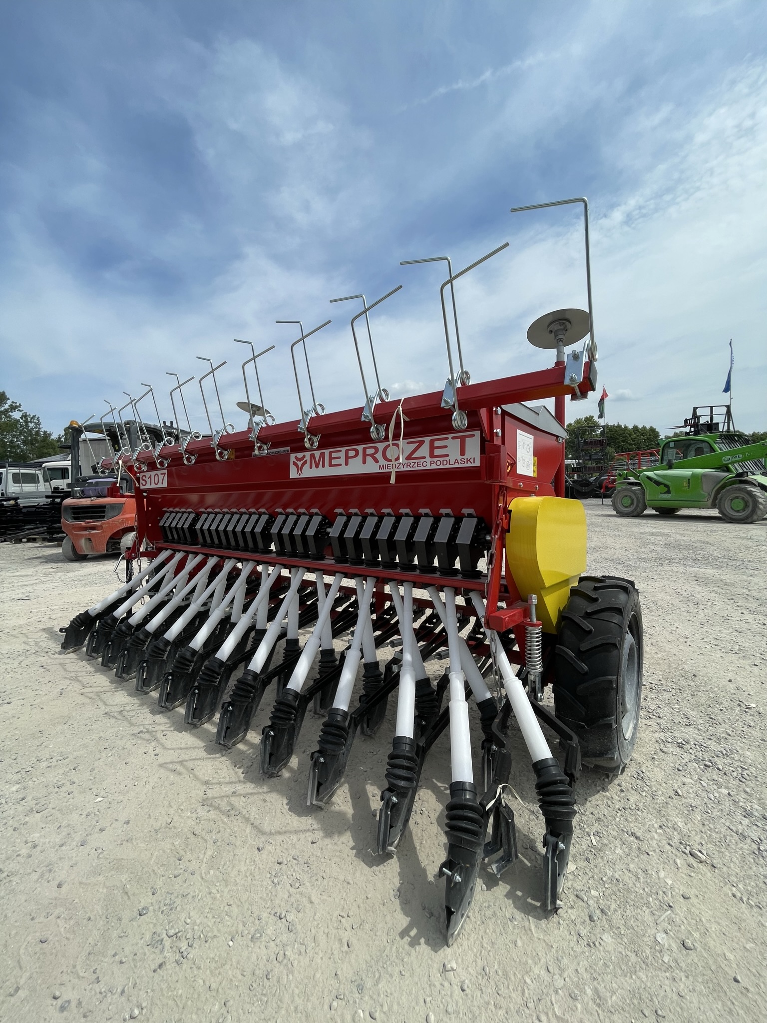 Siewnik Meprozet 3,0m S 107 znaczniki mechaniczne + pomost - obrazek 7