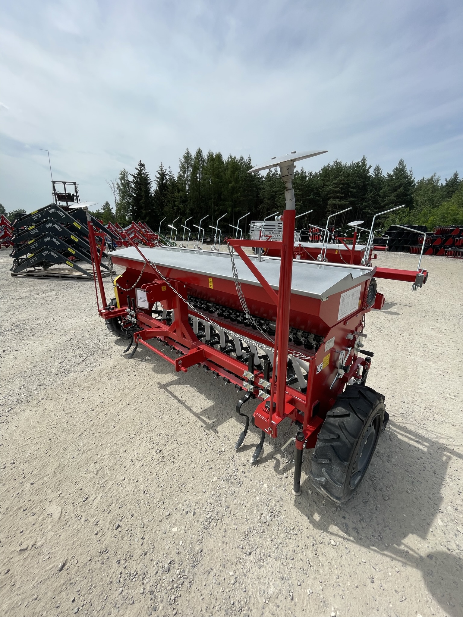 Siewnik Meprozet 3,0m S 107 znaczniki mechaniczne + pomost - obrazek 10